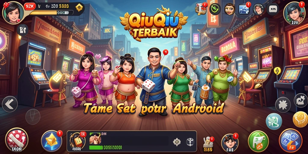 Screenshot gameplay 9ZK menampilkan suasana seru permainan QiuQiu.