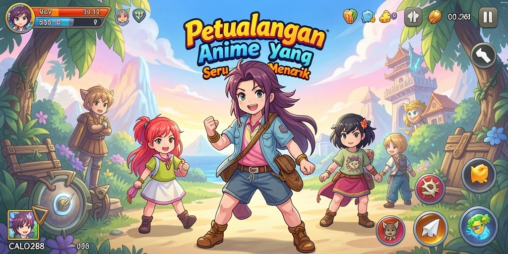 Screenshot gameplay yang menampilkan aksi seru dalam CALO288.