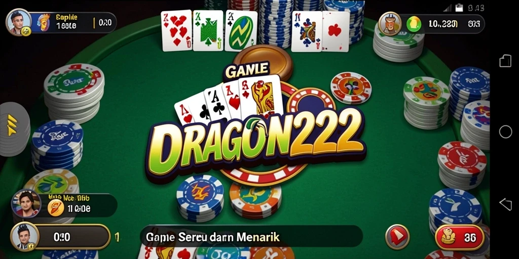 Gameplay Gaple yang seru dan menantang di DRAGON222.