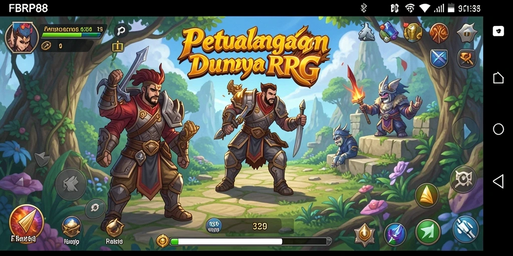 Gameplay seru dengan petualangan RPG yang mendebarkan.