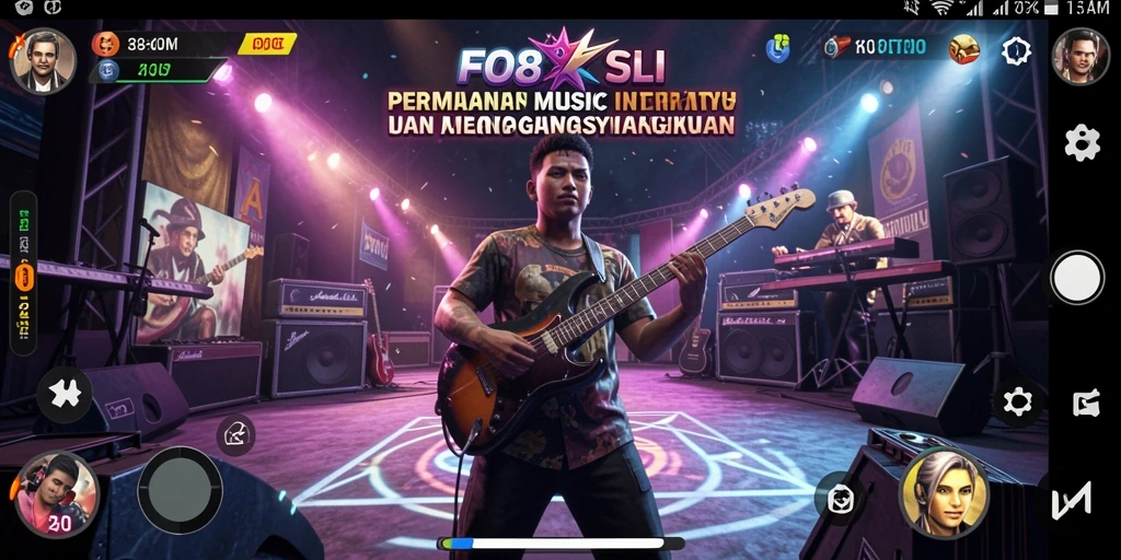 Tampilan gameplay FO8 yang penuh warna dan menarik.