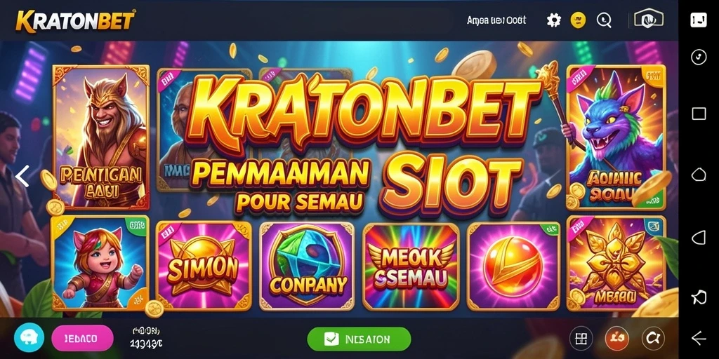 Tampilan gameplay KRATONBET yang menarik dengan banyak pilihan Slot.