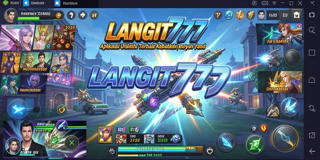 Tampilan aplikasi LANGIT777 yang intuitif dan mudah digunakan.