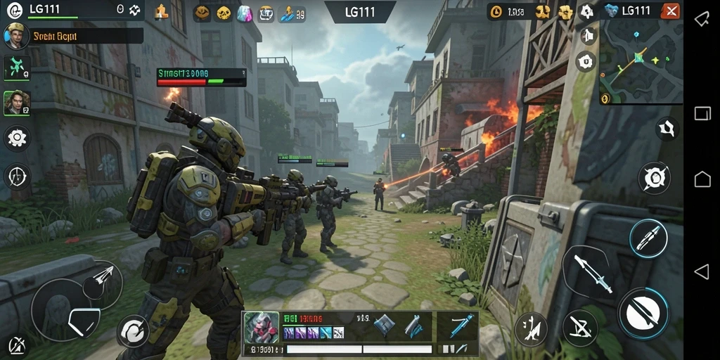 Screenshot menampilkan gameplay strategi yang mendebarkan.