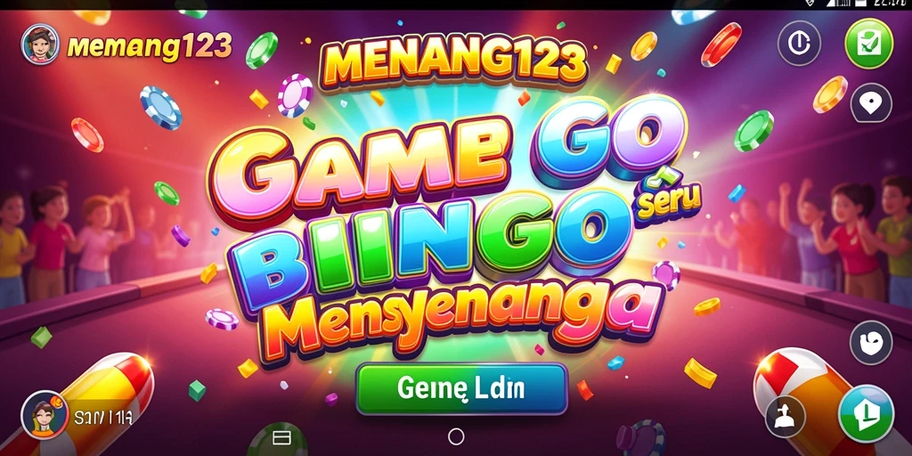 Tampilan seru gameplay Bingo di MENANG123