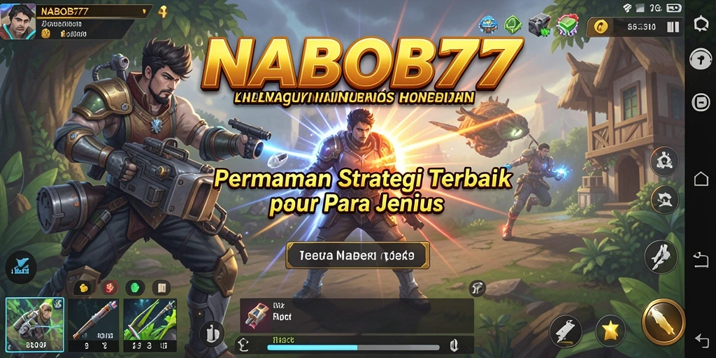 Screenshot gameplay yang menunjukkan taktik dan strategi di NABOB77.