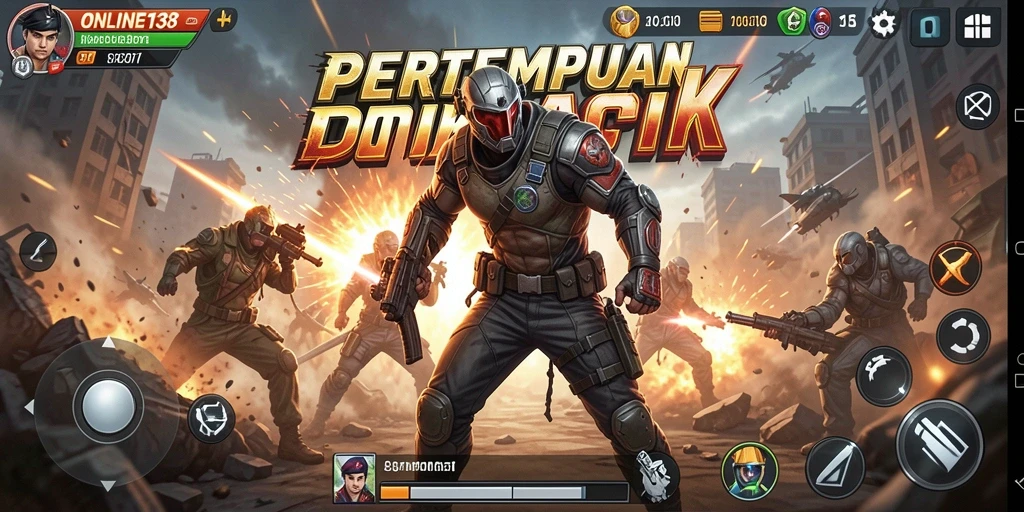 Tampilan gameplay dalam <strong>ONLINE138</strong> yang mendebarkan dan penuh aksi.