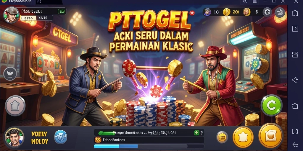 Tampilan gameplay seru PTTOGEL dengan aksi mendebarkan.