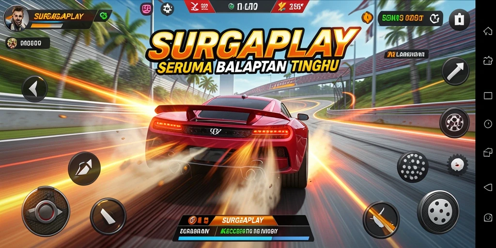 Tampilan gameplay SURGAPLAY yang menegangkan dan penuh aksi.