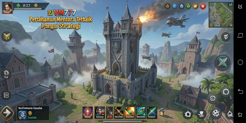 Tangkap momen seru gameplay Tower Defense di VM777.